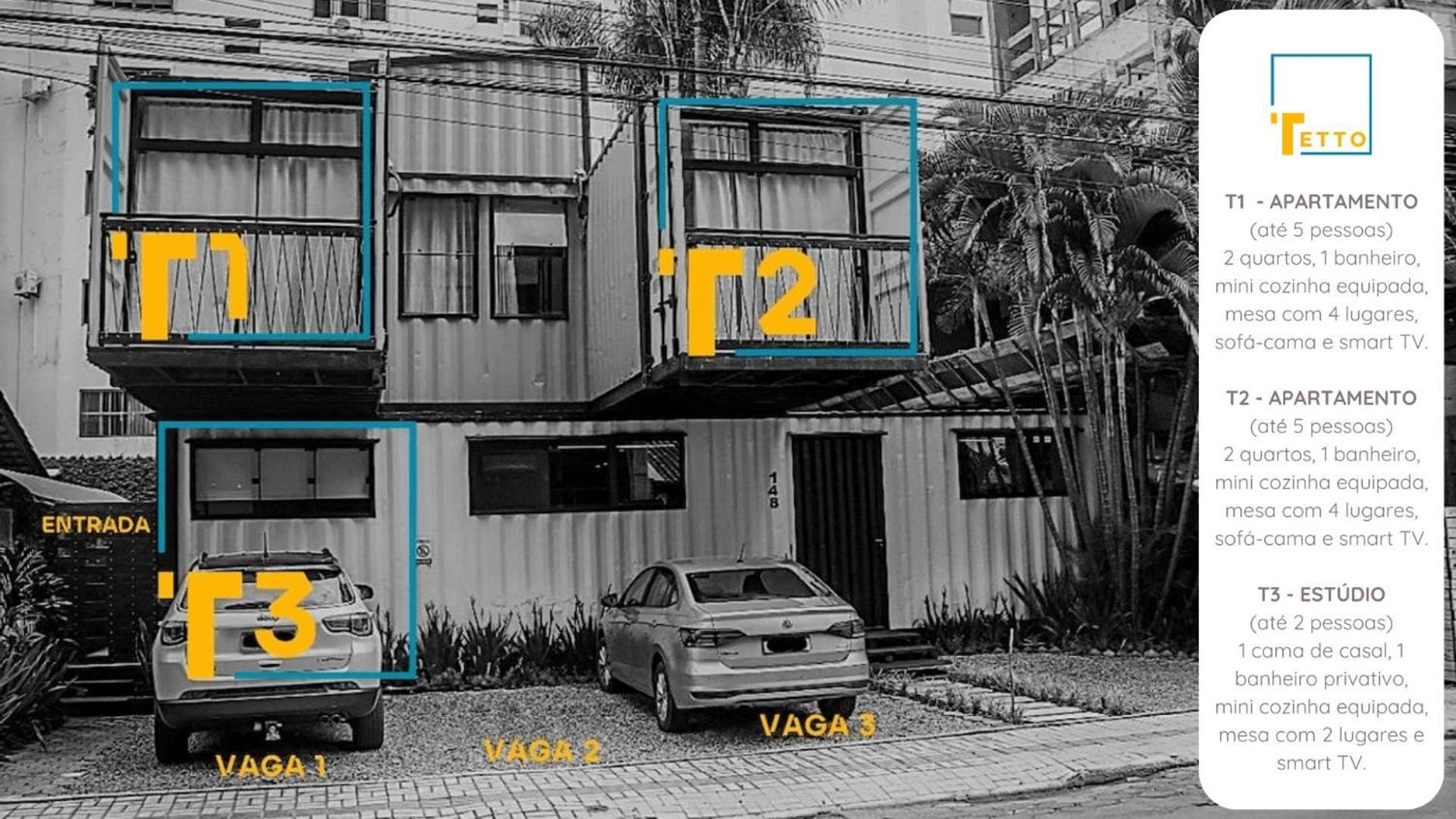 Aps Em Container Na Meia Praia, Itapema, Sc - Tetto Stays エクステリア 写真